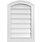 Ekena Millwork Arch Top Surface Mount PVC Gable Vent: Functional, w/ 2"W x 2"P Brickmould Sill Frame, 16"W x 24"H GVPAR16X2403SF - alternate 1
